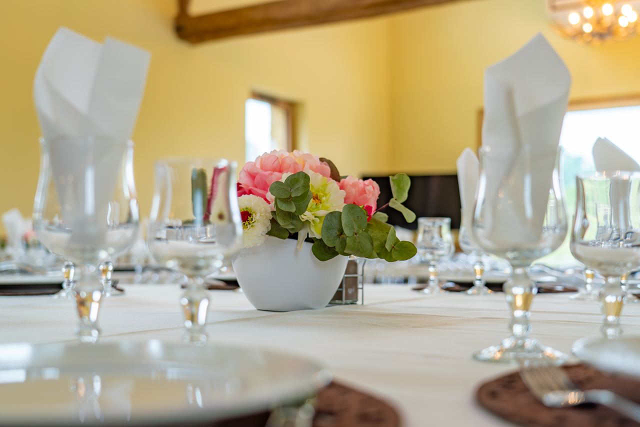 Dressage de table fleuri