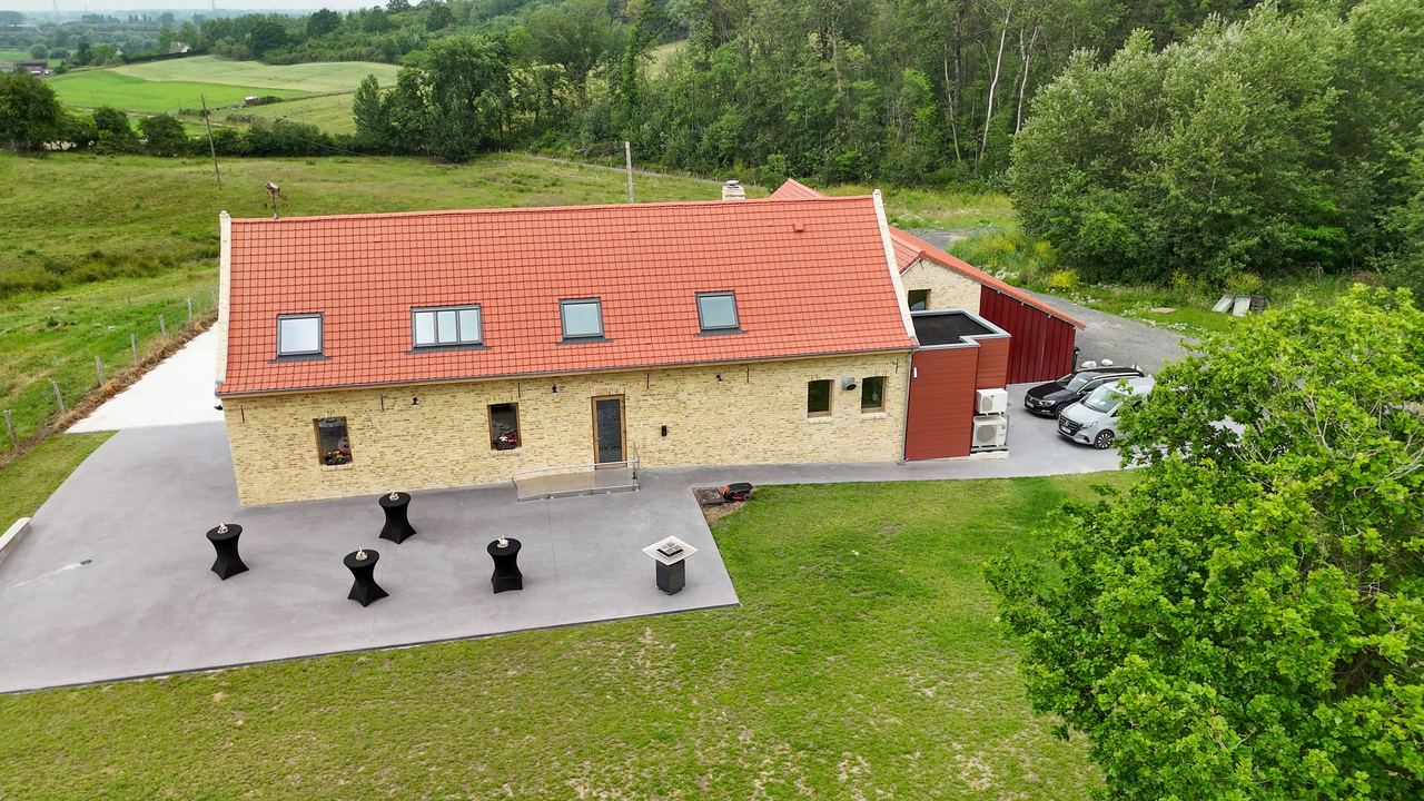 Vue aérienne du domaine